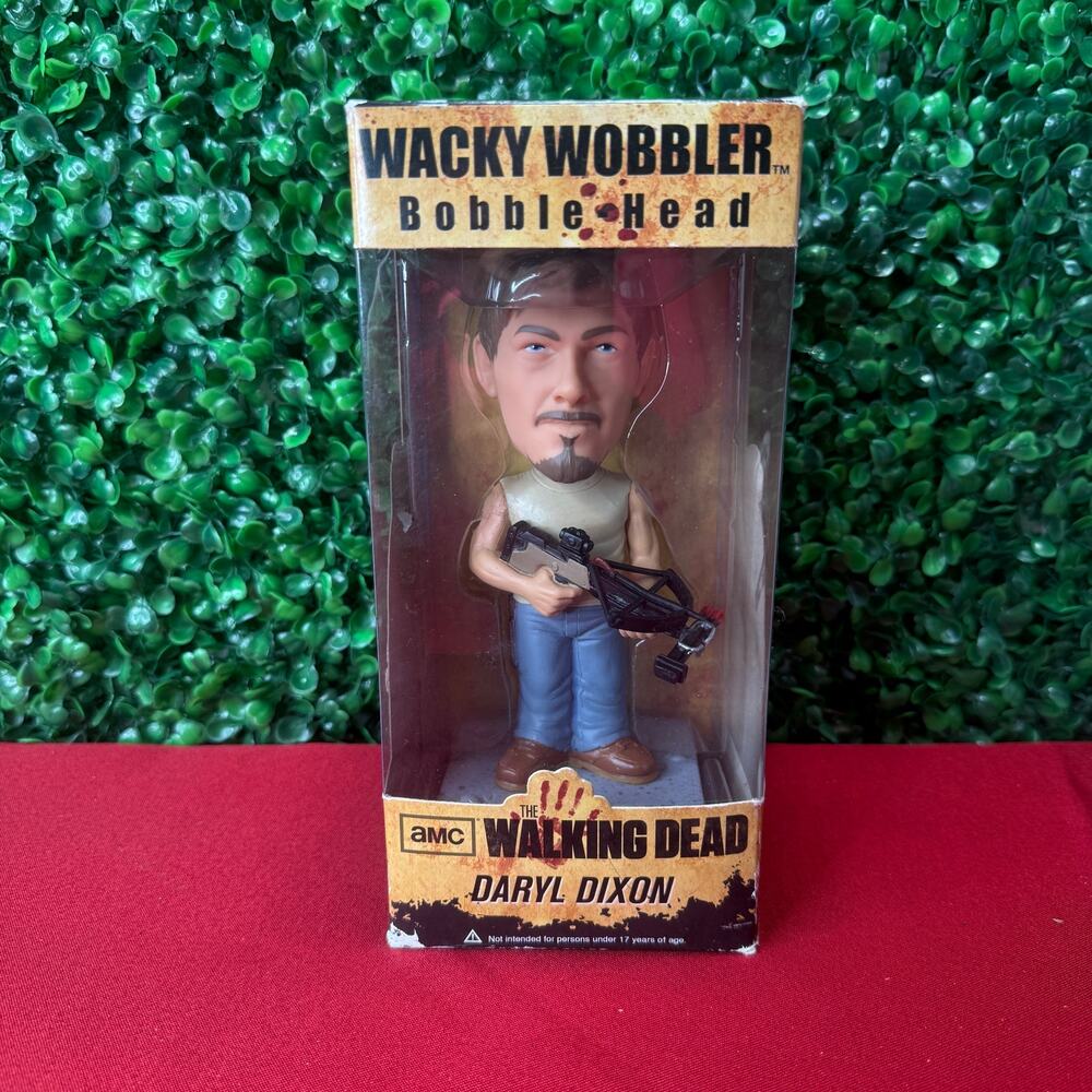 FUNKO WACKY WOBBLER The Walking Dead DARYL DIXON Bobblehead in Box